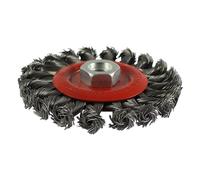 Timco 115TWT Angle Grinder Wheel Brush - Twisted Knot Steel Wire 115Mm Blister Pack 1
