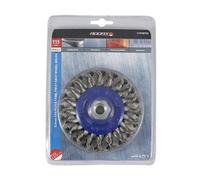 Timco 115TWTSS Angle Grinder Wheel Brush - Twisted Knot Stainless Steel 115Mm Blister Pack 1