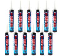 Timco 12 x 350ml Multi-Fix Grip & Fill Solvent S-Free White Pack of 12