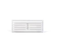 TIMCO Timloc Internal Plastic Louvre Grille Vent White 1207W - LOC120- you get 9