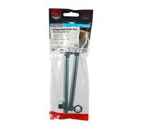 Timco 12130CBP Carriage Bolts & Hex Nuts - Zinc M12 X 130 TIMpac 2