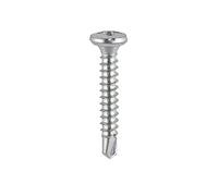 TIMco 135Z BZP PVC Self-Drill Friction Screw 4.8 x 23 - Zinc (Box of 1000)