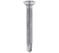 Timco 150Z Window Fabrication Screws - Countersunk - Ph - Metric Thread - Self-Drilling Point - Zinc M4 X 16