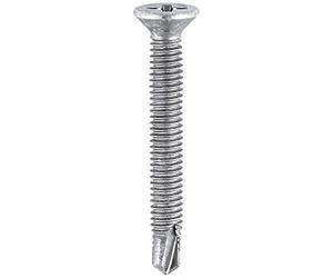 TIMco 150Z BZP PVC Countersunk Self-Drilling Screw 4 x 16 - Zinc (Box of 1000)