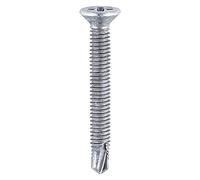 Timco 153Z Window Fabrication Screws - Countersunk - Ph - Metric Thread - Self-Drilling Point - Zinc M4 X 25