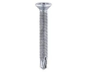 TIMco 153Z BZP PVC Countersunk Self-Drilling Screw 4 x 25 - Zinc (Box of 1000)