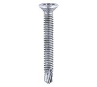 TIMco 153Z BZP PVC Countersunk Self-Drilling Screw 4 x 25 - Zinc (Box of 1000)