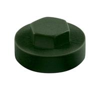 Timco 1912B29CAP Hex Head Cover Caps - Juniper Green 19Mm