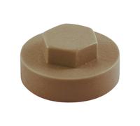 Timco 1918B25CAP Hex Head Cover Caps - Merlin Grey 19Mm