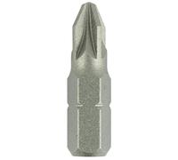TIMco 1CB25GJ Pozi No. 1 S2 Hardened Driver Bit 25mm - Grey (Jar of 100)