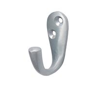 Timco 200347 Single Robe Hook - Satin Chrome 44 X 18Mm Bag 1