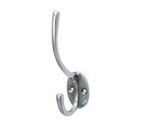 Timco 200674 Hat & Coat Hook - Polished Chrome 125 X 32Mm Bag 1