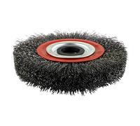 Timco 200HWC Wheel Brush With Plastic Reducer Set - Crimped Steel Wire 200Mm Blister Pack 1