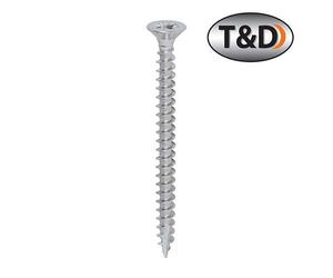 Timco 200Pc Classic Multi-Purpose Woodscrews - 4.0x50 PZ Double Countersunk Fix