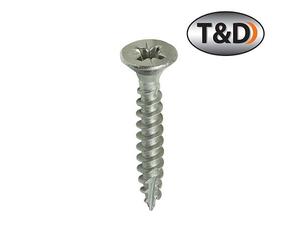Timco 200Pc Mixed Pozi Countersunk Screws - 4.5x30mm Multi-Purpose Wood Fixings