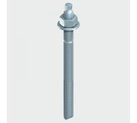 Timco 20270CSG Chemical Anchor Threaded Studs Nuts & Washers - Hot Dipped Galvanised M20 X 260 Box 4