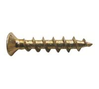 TIMco 209Z BZP PVC Countersunk Ribbed Window Screw 4.8 x 25 - Zinc (Box of 1000)