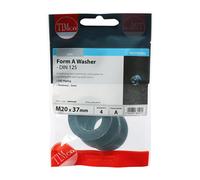 Timco 20WHAZP Form A Washers - Zinc M20 TIMpac 4