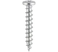 TIMco 217Z BZP PVC Shallow Pan Head Window Screw 4.8 x 25 - Zinc (Box of 1000 )