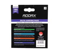 Timco 231360 Delta Sanding Pads - 180 Grit - Red 95 X 95Mm Pack 5