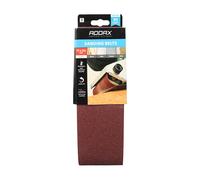 Timco 231841 Sanding Belts - 80 Grit - Red 75 X 533Mm Pack 5