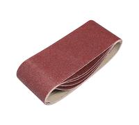 Timco 231987 Sanding Belts - 80 Grit - Red 75 X 457Mm Pack 5