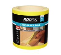 Timco 231999 Sandpaper Roll - 80 Grit - Yellow 115Mm X 10M Roll 1