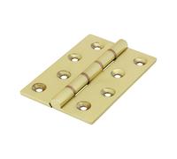 TIMCO Double Phosphor Bronze Washered Butt Hinge Solid Brass Polished- you get 3