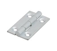 Timco 234482 Solid Drawn Hinge - Solid Brass - Satin Chrome 38 X 22