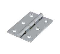 TIMCO Double Steel Washered Butt Hinge Solid Brass Polished Chrome - - you get 3