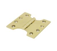 Timco 234813 Parliament Hinges - Solid Brass - Polished Brass 102 X 100