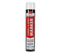TIMCO Survey - Spot Marker - Ideal for a variety of uses including: highway maintenance, site excavation, turf marking - 750ml - White