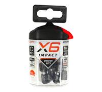 Timco 25TX25X6 Impact Driver Bits - Tx Tx25 X 25 Handy Bit Pack 10