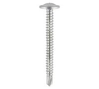 TIMCO 290Z Baypole Screws PH2 4.8 x 50 - Wafer Flange - Self-Drilling Point - Zinc - Box of 200