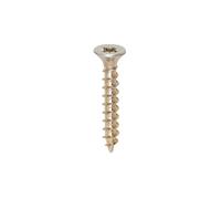 Timco 3.0 x 20mm Solo Chipboard & Woodscrews - Pz - Double Countersunk - Yellow - Box of 200 30020SOLOC