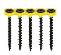 Timco 3.5 x 35mm Collated Drywall Screws - Ph - Bugle - Coarse Thread - Black - Tub of 1000 00035CDRYTUB