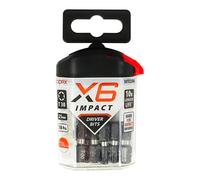 Timco 30TX25X6 Impact Driver Bits - Tx Tx30 X 25 Handy Bit Pack 10