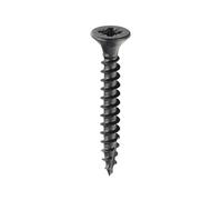 Timco 4.0 x 30mm Classic Multi-Purpose Screws - Pz - Double Countersunk - Exterior - Black Organic - Box of 200 40030CLAB
