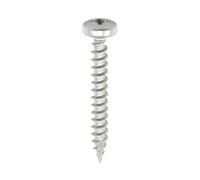 Timco 40030CLAPSS Classic Multi-Purpose Screws - Pz - Pan Head - A2 Stainless Steel 4.0 X 30 Box 200