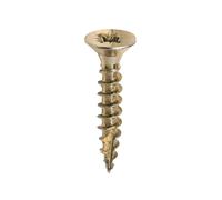 Timco 4.5 x 25mm Classic Multi-Purpose Screws - Pz - Double Countersunk - Yellow - Box of 200 45025CLAF