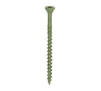 Timco 4.5 x 65mm C2 Deck-Fix - Tx - Countersunk With Ribs - Twin-Cut - Green - Tub of 250 65C2D250