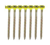 Timco 4.5 x 70mm Collated Woodscrew Zinc Yellow Passivated - Box of 500