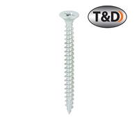 Timco 4.5x50mm Classic Multi-Purpose Screws - 200Pc PZ Double Countersunk Fixing