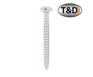 Timco 4.5x50mm Classic Multi-Purpose Screws - 200Pc PZ Double Countersunk Fixing