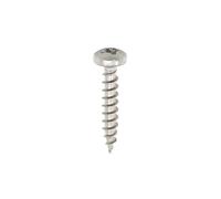 TIMCO Classic Multi-Purpose Pan Head - 4.0 x 20 - A2 Stainless Steel Woodscrews - Box of 200
