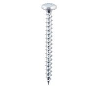 Timco 40020SQPSZ Solo Chipboard & Woodscrews - Sq - Pan - Zinc 4.0 X 20 Box 200