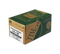 Timco 40025CLAP Classic Multi-Purpose Screws - Pz - Pan Head - Yellow 4.0 X 25 Box 200