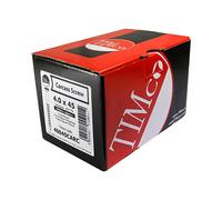 TIMCO PZ2 CSK Passivated Carcass Screws - Black - 4.0 x 33 - Box of 500