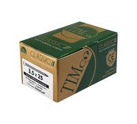 Timco 40050CLAP Classic Multi-Purpose Screws - Pz - Pan Head - Yellow 4.0 X 50 Box 200