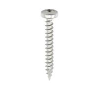 TIMCO Classic Multi-Purpose Pan Head - 4.0 x 50 - A2 Stainless Steel Woodscrews - Box of 200